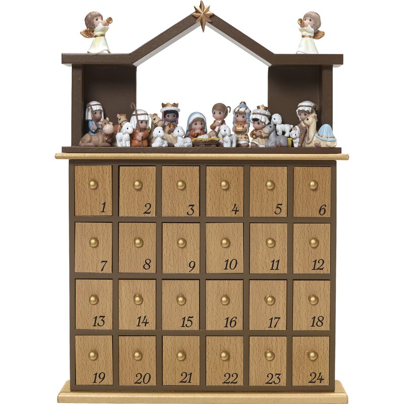 Precious Moments 26 Piece Nativity Advent Calendar Set & Reviews | Wayfair